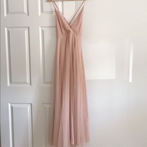 Forever 21 Blush Maxi Dress (Size M)